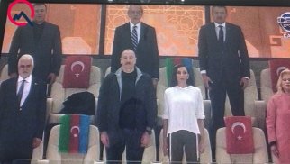 Prezidentlə xanımı “Qarabağ” – “Qalatasaray” oyununda - Fotolar