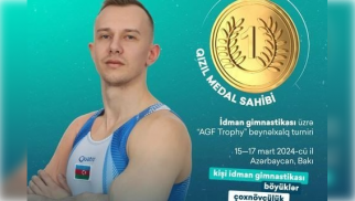 Gimnastlarımız beynəlxalq turnirdə 9 medal QAZANDI
