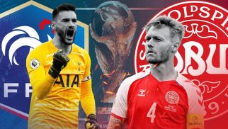 DÇ-2022: Fransa - Danimarka matçı başlayıb