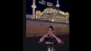 Fatimənin məscid önündəki videosu qalmaqal yaratdı - VİDEO