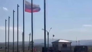 Ermənistan bayrağı Xocalı aeroportundan belə endirildi - VİDEO