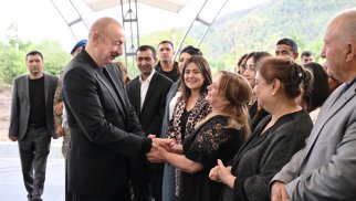Prezident Xocalı sakinləri ilə görüşdü - FOTOlar