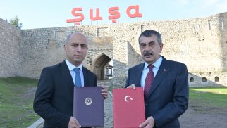 Qarabağda nazirlər arasında sazişlər imzalandı - FOTOlar