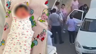 4-cü uşağı maşında doğuldu - VİDEO