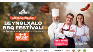 
Beynəlxalq Barbekü Festivalı ilk dəfə Şamaxıda