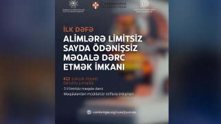 Alimlər limitsiz sayda məqalə dərc edə biləcək - İlk dəfə