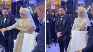 Ata toyda qızına görün nə hədiyyə etdi - VİDEO