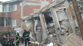 
Türkiyədə daha bir bina çökdü - 7 nəfər uçqunda qaldı - FOTO