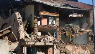 
Türkiyədə partlayış: İki ev çökdü, xəsarət alan var - FOTO