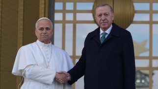Ərdoğan Roma Papasını qəbul etdi - FOTOlar