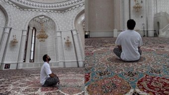 
Başına iş gələn Hüseyn məscidə getdi - FOTO