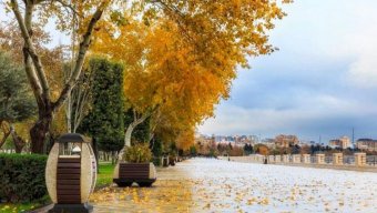 
Sentyabrda orta aylıq temperatur iqlim normasındanaşağı olub