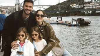 Yeni boşanan cütlük qızları ilə tətildə - FOTOlar